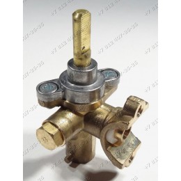 Газовый кран в сборе с жиклером - 33 1445-39.000-03 для плиты Гефест