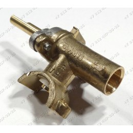 Газовый кран в сборе с жиклером - 49 ГМГ2.00-04 для плиты Гефест