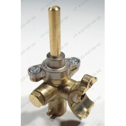 Газовый кран в сборе с жиклером - 49 ГМГ2.00-04 для плиты Гефест