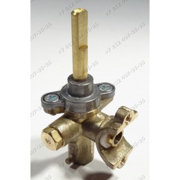 Газовый кран в сборе с жиклером - 56 1445-39.000-23 для плиты Гефест