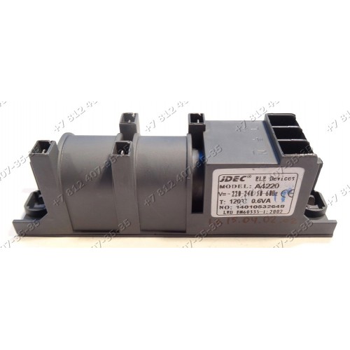 Генератор поджига Idec Model A4220 220-240V 50-60Hz 14010532648 EN60335-I 4 контакта без заземления для плиты Hansa