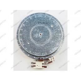 Конфорка Eika 2000632812 1700W для стеклокерамики плиты Electrolux, Zanussi, AEG 949592733 ZVM64XPE