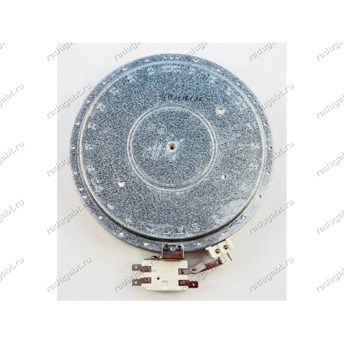 Конфорка Eika 2000632812 1700W для стеклокерамики плиты Electrolux, Zanussi, AEG 949592733 ZVM64XPE