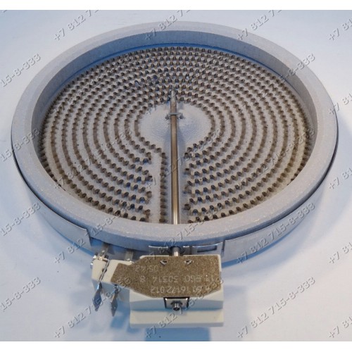 Конфорка 1800W 175(200)мм стеклокерамика для плиты Hansa BCCI616234 BCCI67036070