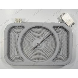 Конфорка 2000W/1100W 10.57413.334 230V 5080000653 EGO утятница для плиты Bosch/Siemens/Gaggenau CK 270-104 и т.д. 