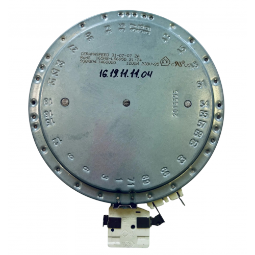 Конфорка для стеклокерамической плиты CERAMASPEED 165N8-L6695D 1200W - 165 мм