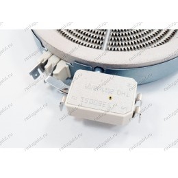 Конфорка для стеклокерамической плиты диаметр 165 (140) мм мощность 1200W EIKA 1652032832 ИТАЛИЯ