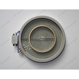 Конфорка стеклокерамика для плиты Beko - Eika 2302333810 двухзонная