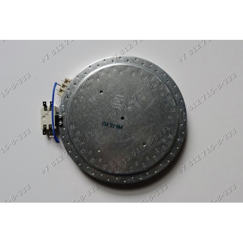 Конфорка стеклокерамика для плиты Beko - Eika 2302333810 двухзонная