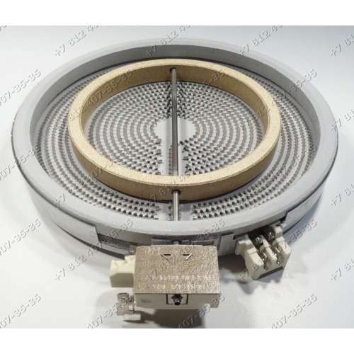 Конфорка стеклокерамика 2000W/1000W для плиты Miele KM631 40/62850648