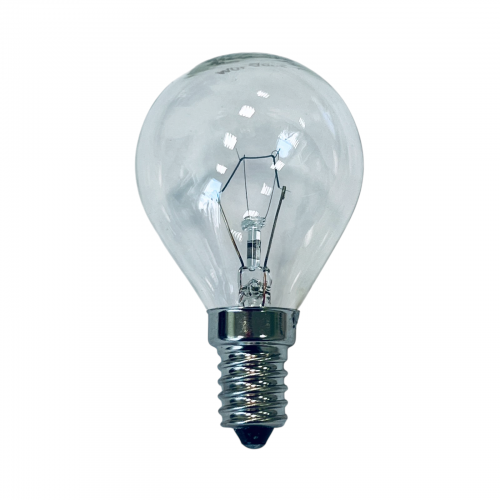Лампочка духовки E14 300C 40W 230V миньон для плиты - круглая