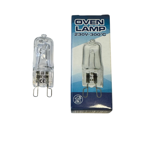 Лампочка духовки галогеновая G9 40W 300C 230V LM462 WP007-MICROMIC универсальная