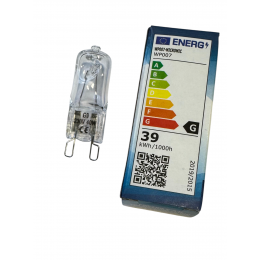 Лампочка духовки галогеновая G9 40W 300C 230V LM462 WP007-MICROMIC универсальная