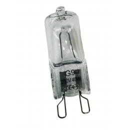 Лампочка духовки галогеновая G9 40W 300C 230V Lightsource Safety&Reliable универсальная