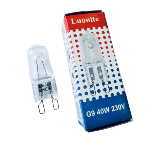 Лампочка духовки галогеновая G9 40W 230V длина 42 мм Luonite универсальная