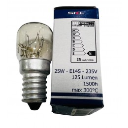 Лампочка духовки 25W 300C цоколь E14 - SKL для плиты универсальная