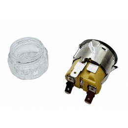 Лампочка в сборе для духового шкафа Hansa - 8511130 - патрон + плафон + галогеновая лампочка