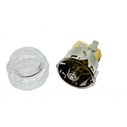 Лампочка в сборе для духового шкафа Hansa - 8511130 - патрон + плафон + галогеновая лампочка