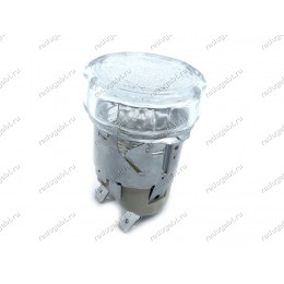 Лампочка-патрон в сборе (патрон + плафон + лампа) для плиты Hotpoint-Ariston 7OFI4851SHBLHA, Whirlpool, BAUKNECHT