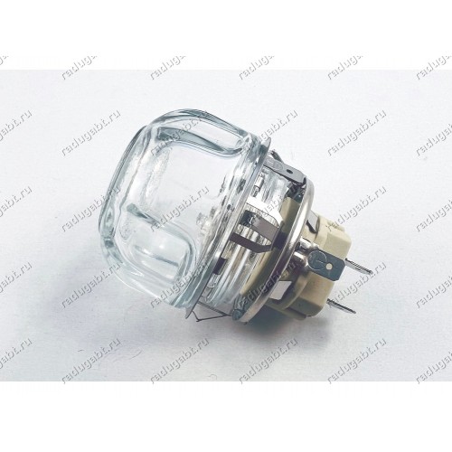 Лампочка в сборе для духового шкафа Electrolux, AEG, Zanussi - 3879376931 - патрон + плафон + галогеновая лампочка G9 25W