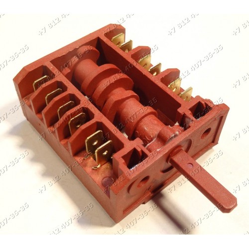 Переключатель мощности для плиты Electrolux EKC511100W, EKC51150OW, ZCG554NX1, EKM6715X, EKE5003