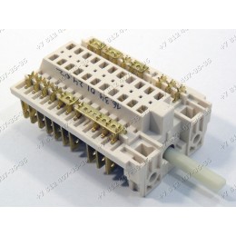 Переключатель режимов духовки для духового шкафа AEG, Electrolux 330187600, 11HE037, 7 переключений