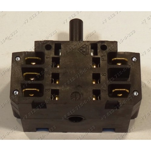 Переключатель режимов конфорки для плиты Indesit Ariston D302(WH) D302IX/HA D302SWH E302X