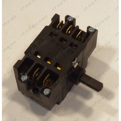 Переключатель режимов конфорки для плиты Indesit Ariston D302(WH) D302IX/HA D302SWH E302X