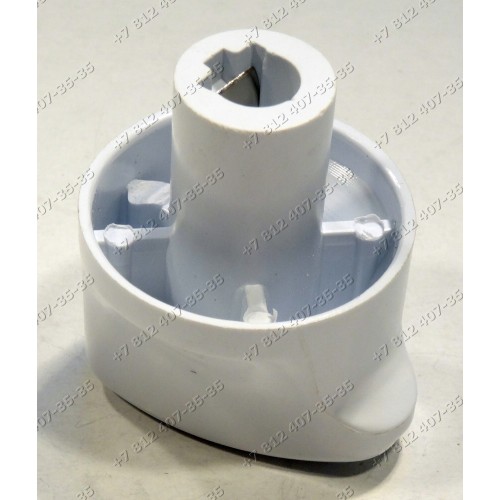 Ручка белая для плиты Indesit, Ariston C 35S P6(W)U/HA, C14G(W)I, C14SG1(W)I, C14SG1(W)I/HA