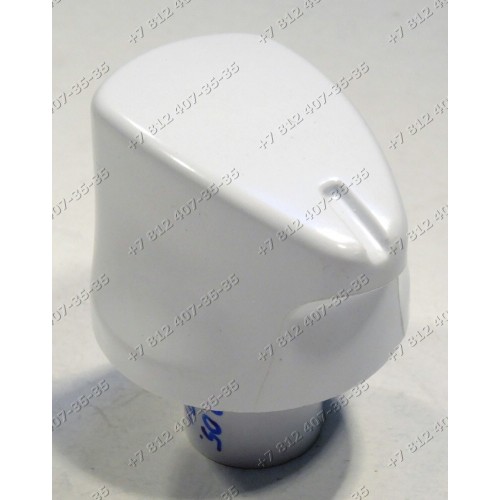 Ручка белая для плиты Indesit, Ariston C 35S P6(W)U/HA, C14G(W)I, C14SG1(W)I, C14SG1(W)I/HA
