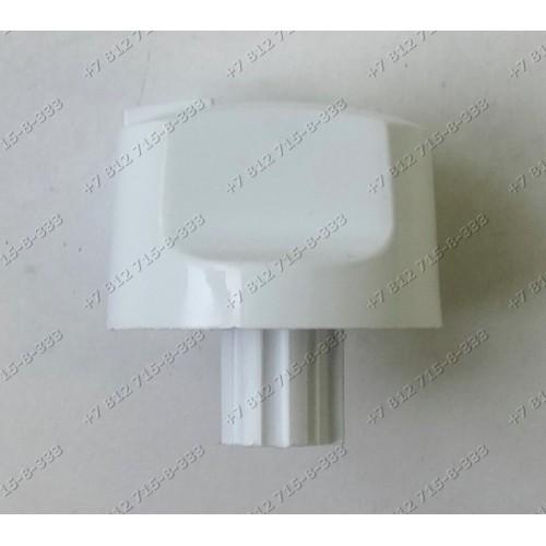 Ручка газового крана белая для духовки Дарина GM341 24 000-15