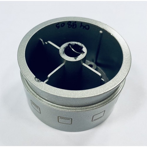 Ручка управления духовкой серебро для плиты Hansa FCCX68220, BOEI68004