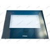Стекло духовки внешнее черное для плиты Hansa BOES64041, BOES64131 и т.д. 9067895 594*462 мм