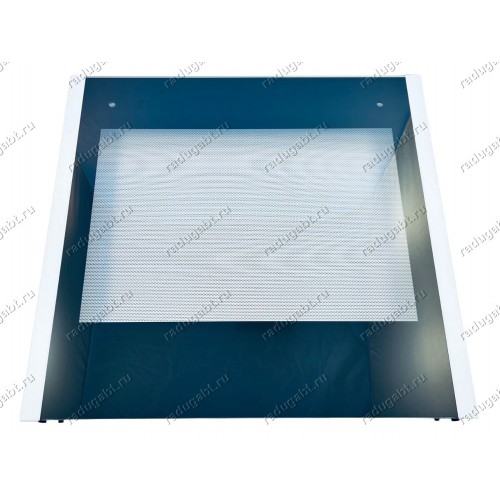 Стекло духовки внешнее черное для плиты Hansa FCCW53008, FCMX53077 и т.д. 9077492 495*470 мм