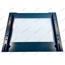 Стекло духовки внешнее черное для плиты Hansa BOESS696001, BOEI684001 и т.д. 9075294 593*488 мм