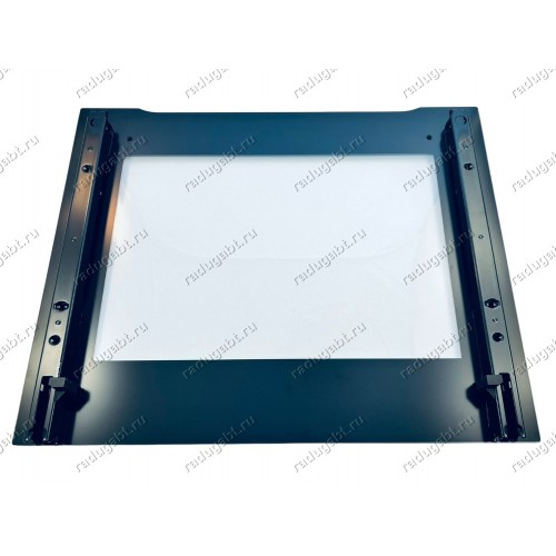 Стекло духовки внешнее черное для плиты Hansa BOESS696001, BOEI684001 и т.д. 9075294 593*488 мм