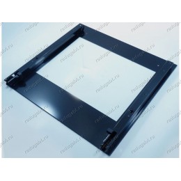 Стекло духовки внешнее черное для плиты Hansa FCCX58203, FCCW58203 и т.д. 9076163 495*470 мм