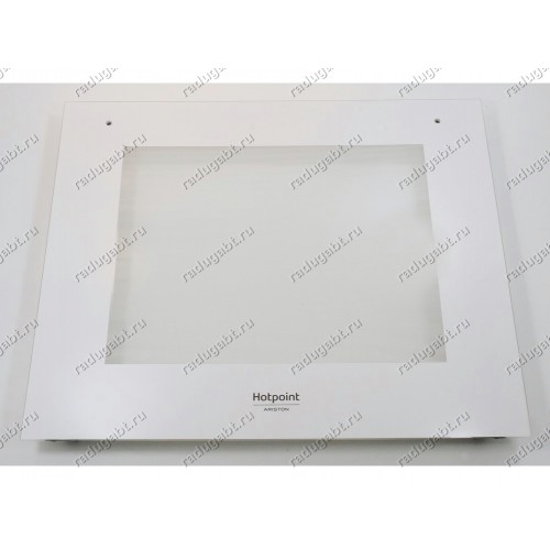 Внешнее стекло 477*595 мм (В*Ш) духовки Whirlpool Indesit Ariston FA3230HWHHA, FA3530HWHHA, FA3841HWHHA