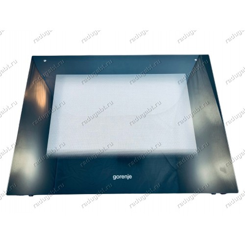 Cтекло духовки внешнее 594*458 мм для плиты Gorenje BO9950AB, BO7422AB, K63120BW0 - 422802 - ОРИГИНАЛ!