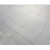 Стекло духовки внешнее газовой плиты Гефест 3100 и т.д. 398*498*4 мм Белое без термоуказателя
