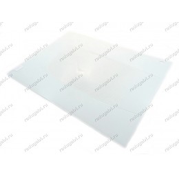 Внешнее стекло духовки газовой плиты Гефест Gefest 598*451 (Ш*В) ДА 102.12.0.004-01 белое, в крапинку