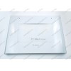 Внешнее стекло духовки белое с надписью Gefest газовой плиты Гефест 598*446*4 мм (Ш*В) ДА602.18.2.000-08