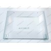 Внешнее стекло духовки белое с надписью Gefest газовой плиты Гефест 598*446*4 мм (Ш*В) ДА602.18.2.000-08