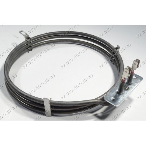 Тэн 2700W 230V RZA00003, круглый, 3 круга, D-186 мм для духовки