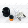 Коричневая круглая кнопка подсветки ПКН5072, ПКН507-2, ПКН507.2, КУ507 для плиты Гефест Дарина