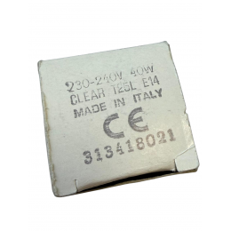 Лампочка для холодильника, вытяжки и т.д. E14 40W диаметр 25 мм, длина 84 мм DR. FISCHER ИТАЛИЯ