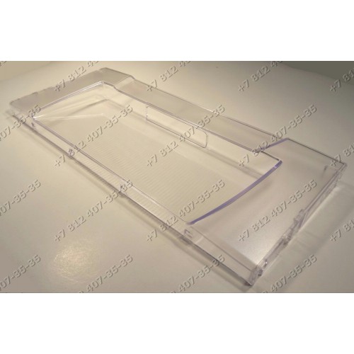 Панель от ящика морозилки для холодильника Indesit C138G, C240G, SB200, Ariston MBA2185, MBA2200