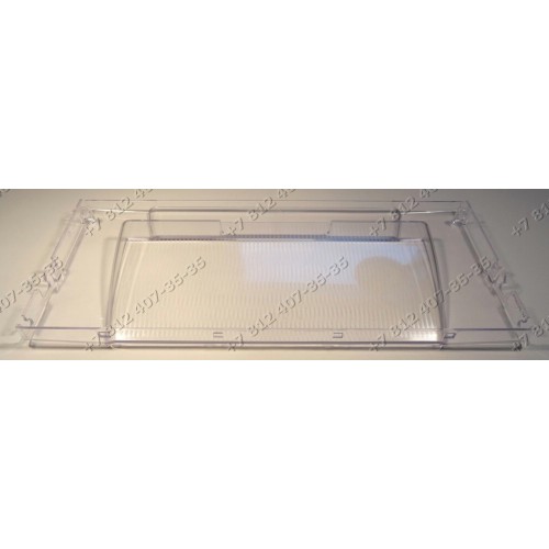 Панель от ящика морозилки для холодильника Indesit C138G, C240G, SB200, Ariston MBA2185, MBA2200