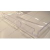 Панель от ящика морозилки для холодильника Indesit C138G, C240G, SB200, Ariston MBA2185, MBA2200