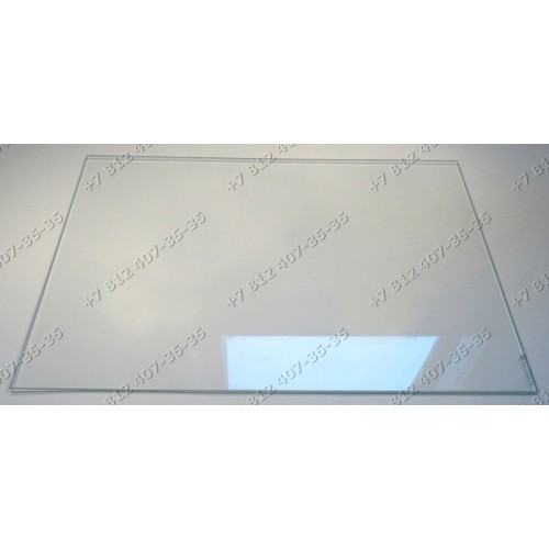 Стеклянная полка на ящик для овощей для холодильника Ariston, Indesit, Stinol BCB310AA, BCB310AAFR, BCB310AAS
